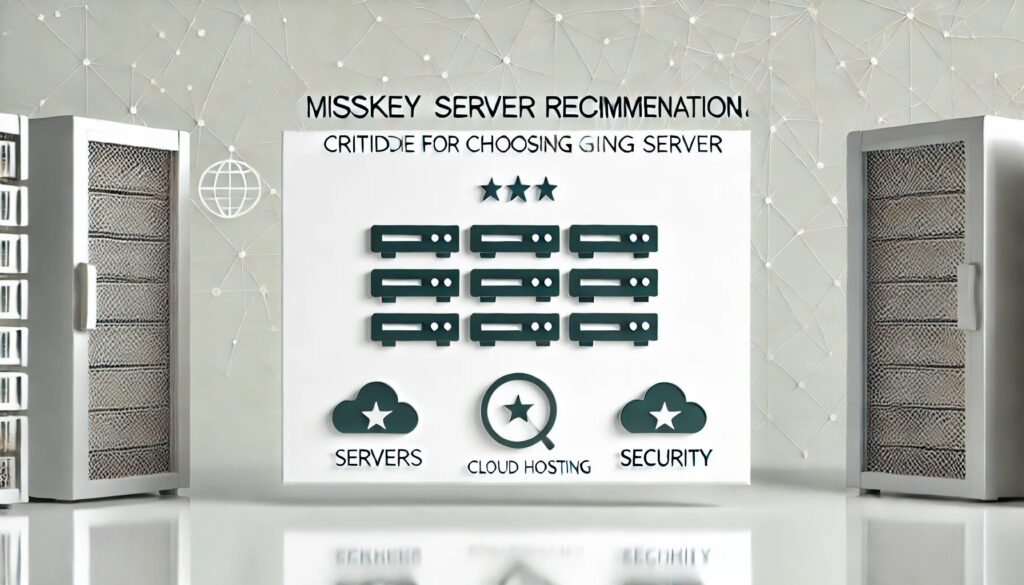 ミスキーサーバーおすすめ：最適なサーバーを選ぶ基準