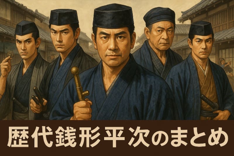 歴代銭形平次の主演俳優まとめ