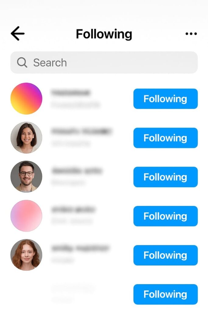 インスタのフォロー中順番と浮気の関係