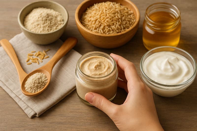 米ぬかパックは小麦粉なしでもOK！自然派に人気の手作り美容法