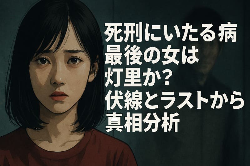 死刑にいたる病最後の女は灯里か？伏線とラストから真相分析