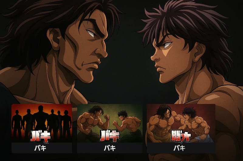 Netflixの刃牙シリーズはどこまで見れる?
