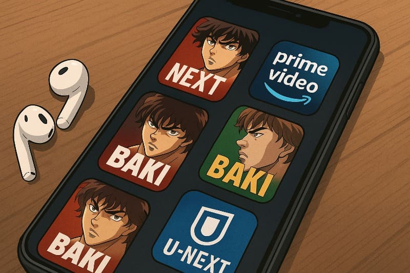 刃牙 アニメ 順番 netflix刃牙アニメが見れるおすすめアプリ紹介