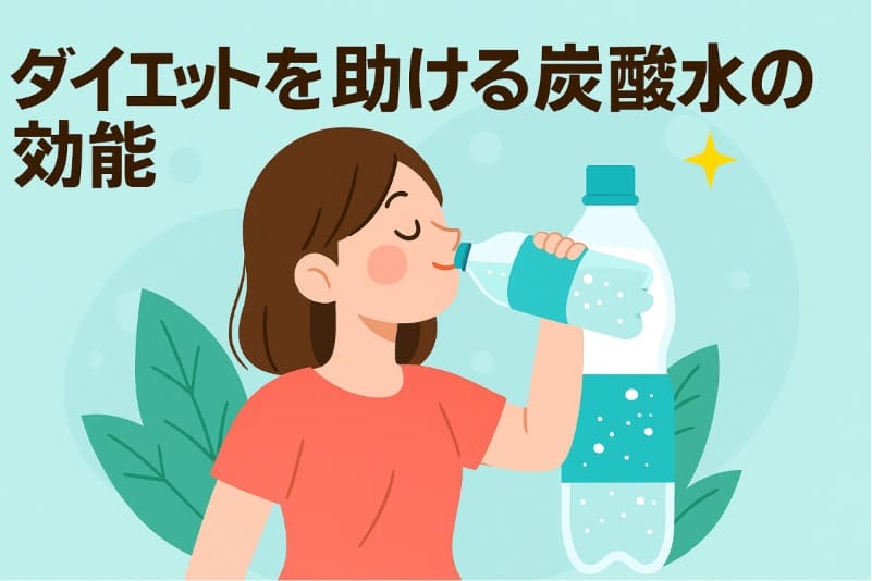 炭酸水効能ためしてガッテンダイエットを助ける炭酸水の効能
