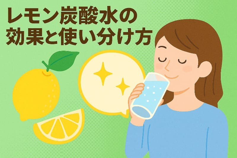 炭酸水効能ためしてガッテン。レモン炭酸水の効果と使い分け方