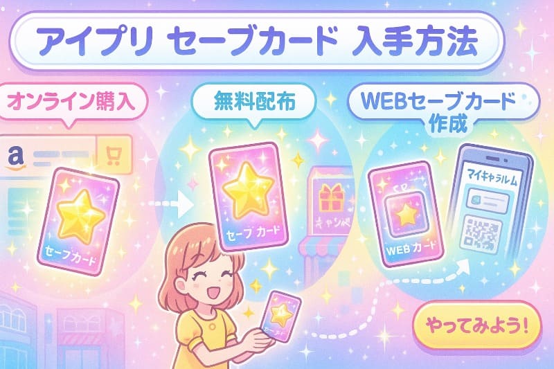 アイプリ セーブカード 入手方法を解説