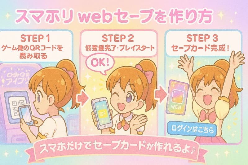 アイプリ webセーブカードの作り方