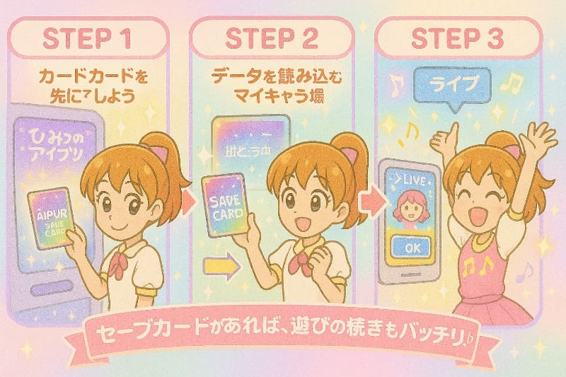 アイプリ セーブカード 使い方を初心者向けに解説