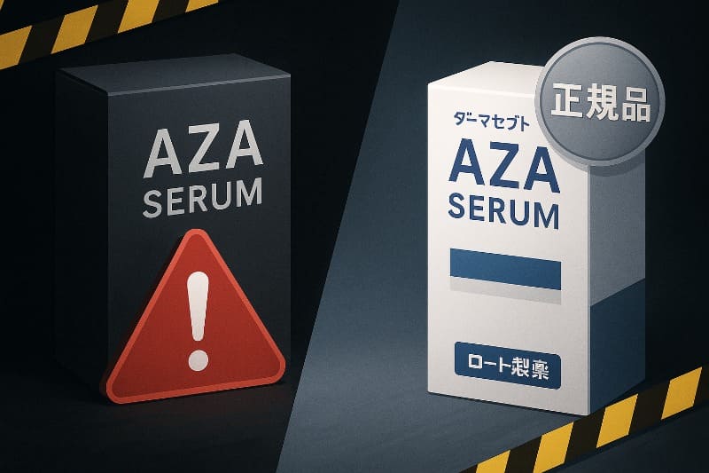 ダーマセプトRX AZAセラム偽物・非公式販売に注意すべき理由