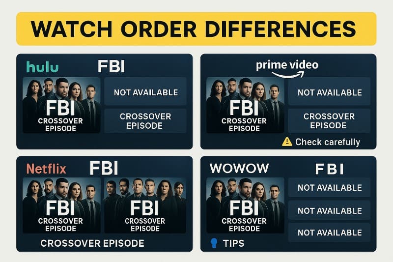 fbi クロスオーバー 順番。配信サービス別に視聴順の注意点をチェック