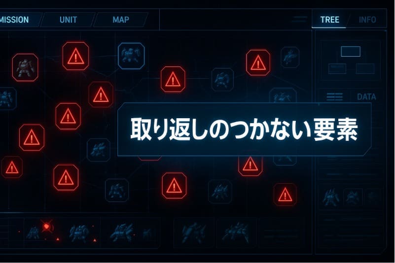 Gジェネジェネシス取り返しのつかない要素まとめ