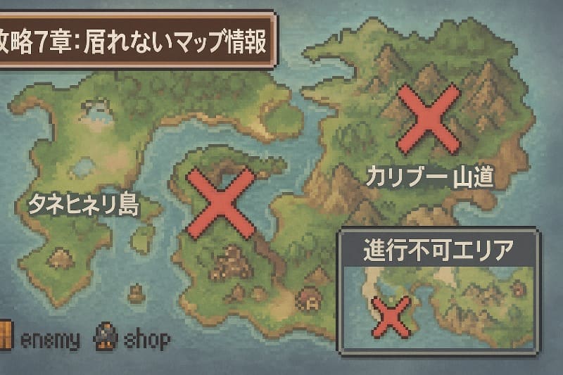 mother3 取り返しのつかない要素。攻略 7章で戻れないマップ情報