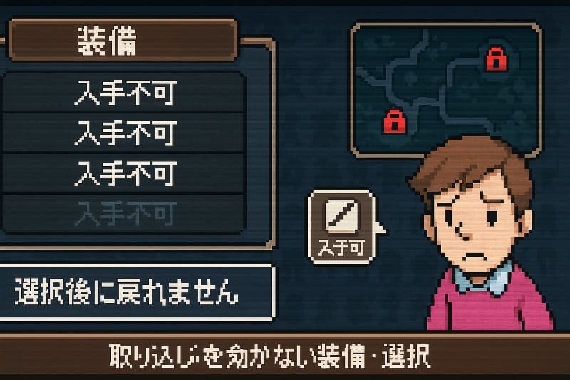 mother3で取り返しが効かない装備・選択