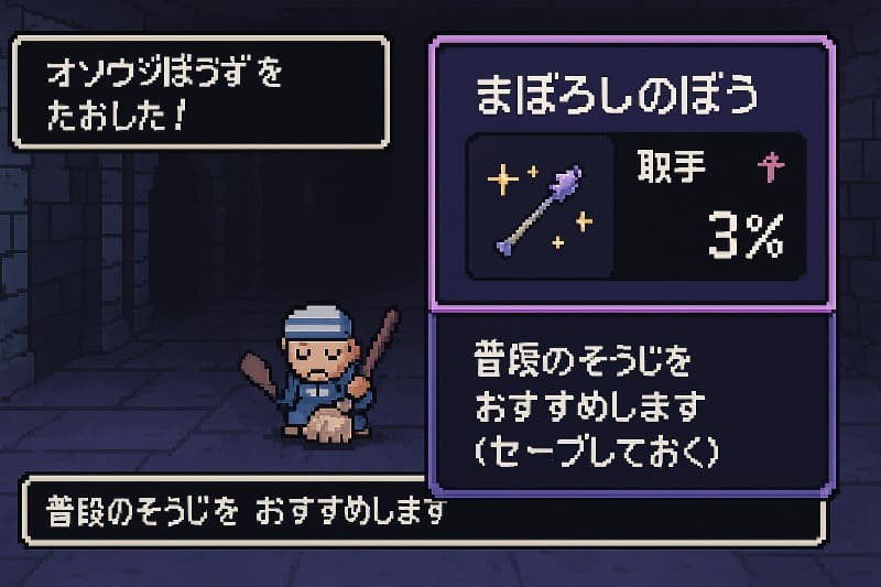 mother3 取り返しのつかない要素。まぼろしのぼう 確率と入手制限