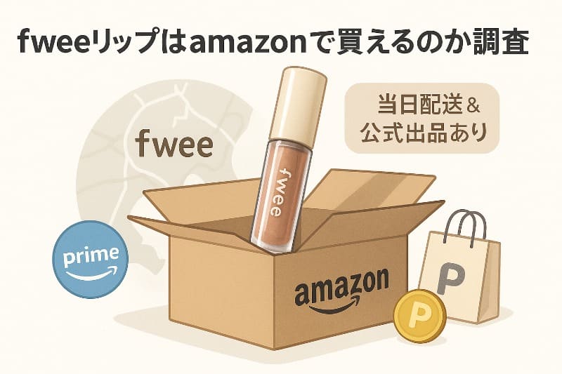 fweeリップはamazonで買えるのか調査
