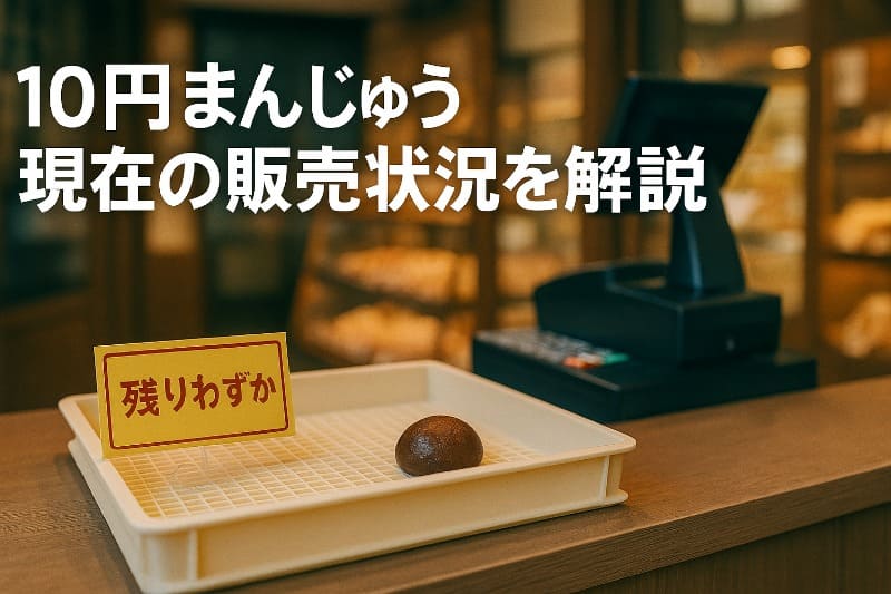 10円まんじゅう どこで売ってる。10円まんじゅう 現在の販売状況を解説