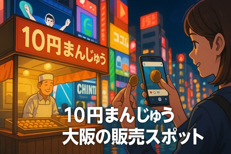 10円まんじゅう 大阪の販売スポット