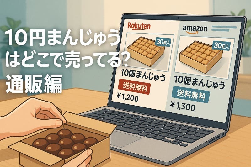 10円まんじゅうはどこで売ってる?通販編