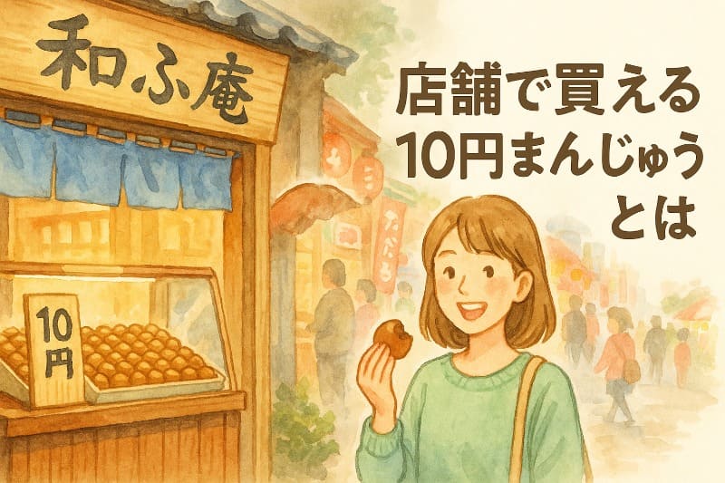 和ふ庵 店舗で買える10円まんじゅうとは