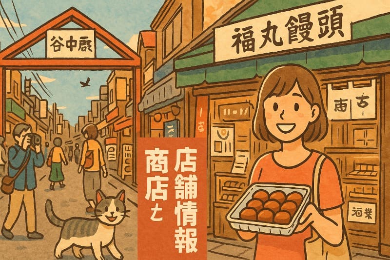 谷中福丸饅頭 店舗情報とアクセス
