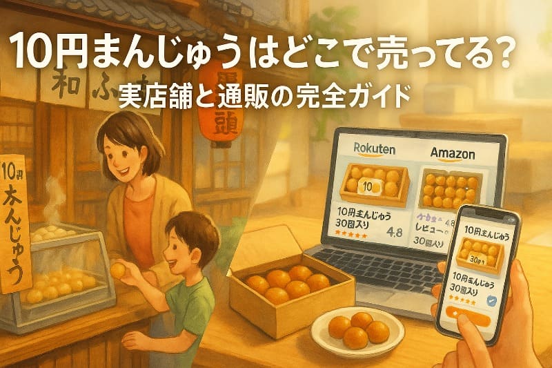 10円まんじゅうはどこで売ってる？実店舗と通販の完全ガイド