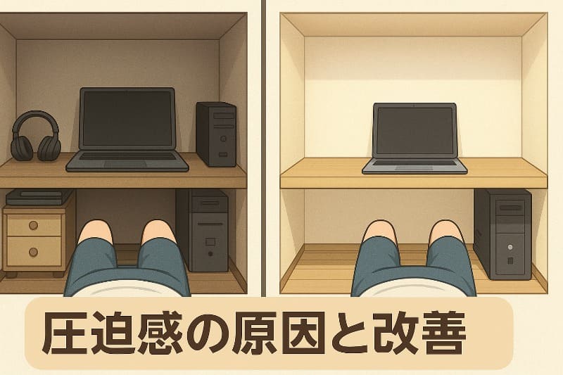 押入れデスクの空間が狭すぎると感じたら