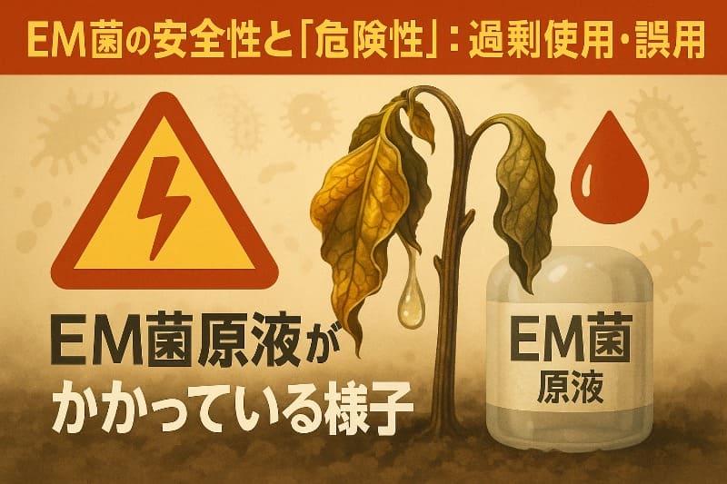 em菌の安全性と「危険性」:過剰使用・誤用のリスク