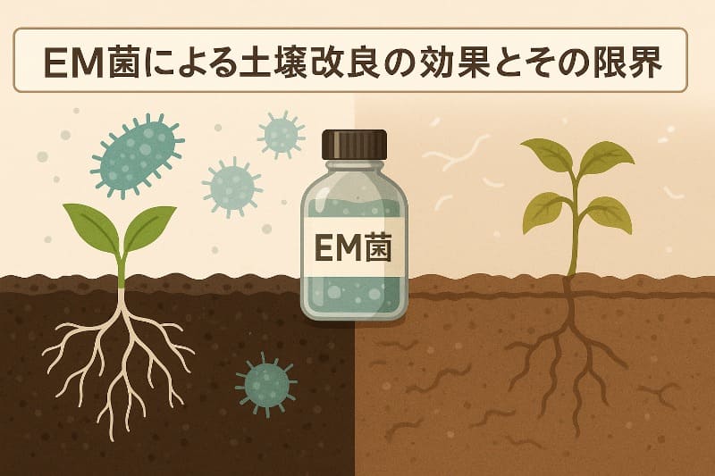 em菌による土壌改良の効果とその限界