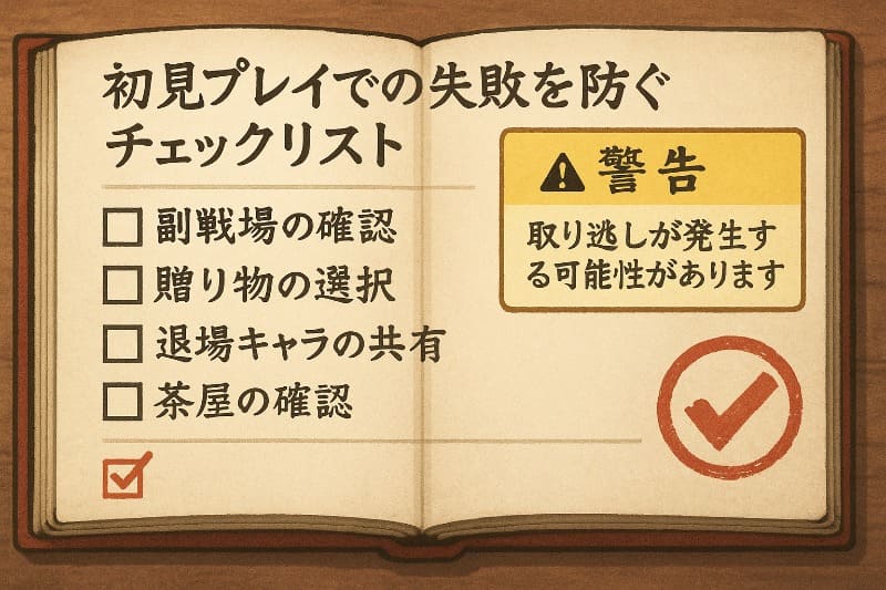 戦国無双 真田丸 取り返しのつかない要素。初見プレイでの失敗を防ぐチェックリスト