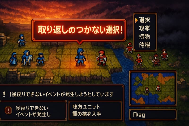ファイアーエムブレム紋章の謎で見逃せない取り返しのつかない要素