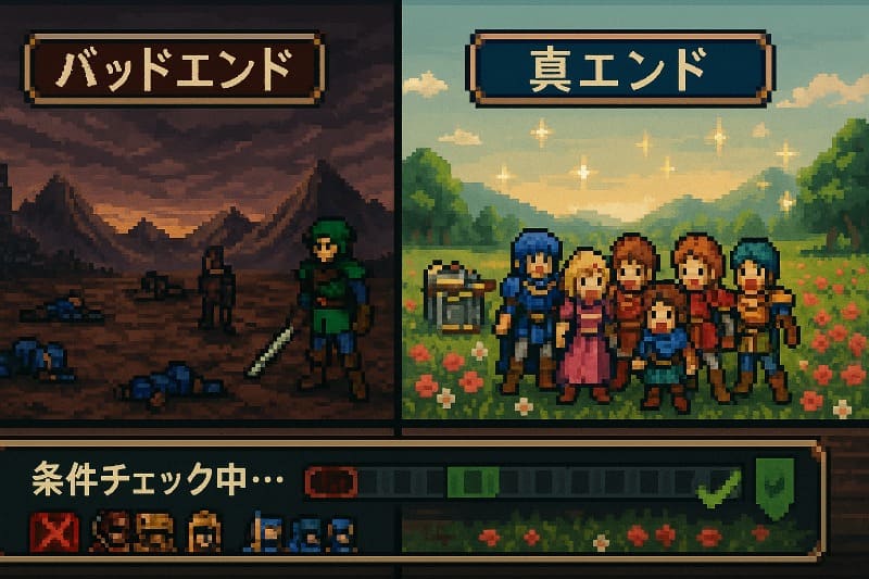 ファイアーエムブレム紋章の謎 取り返しのつかない要素。バッドエンドと分岐を避けるための判断ポイント