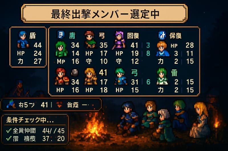 ファイアーエムブレム紋章の謎 取り返しのつかない要素。最終メンバー構成のために知っておきたいこと