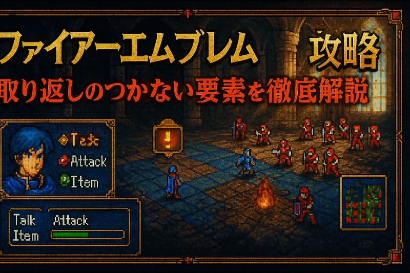 ファイアーエムブレム紋章の謎攻略｜取り返しのつかない要素を徹底解説