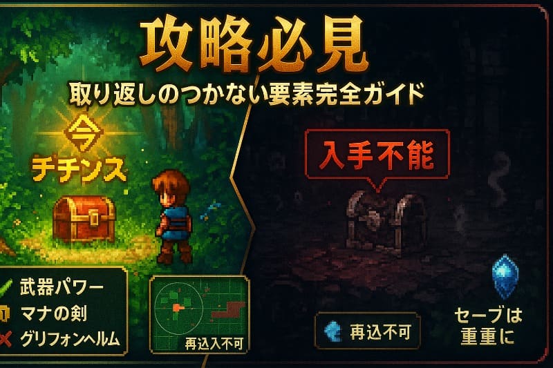 聖剣伝説2 攻略必見｜取り返しのつかない要素完全ガイド