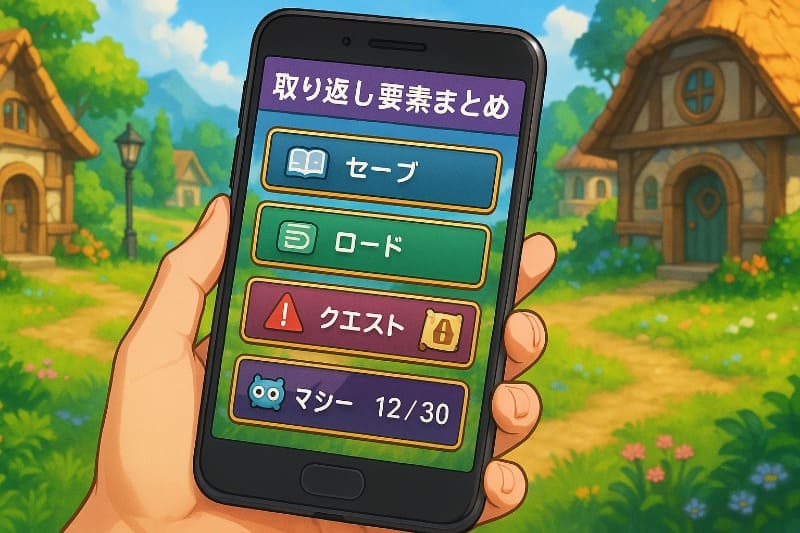 ドラクエ5 取り返しのつかない要素。スマホ版の取り返し要素まとめ