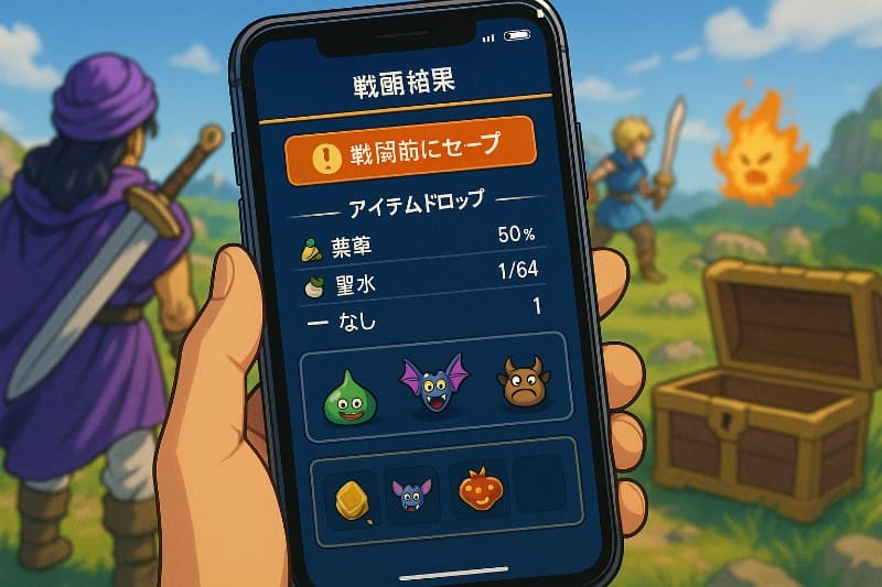ドラクエ5 取り返しのつかない要素。アイテムドロップ仕様とスマホ版の注意点