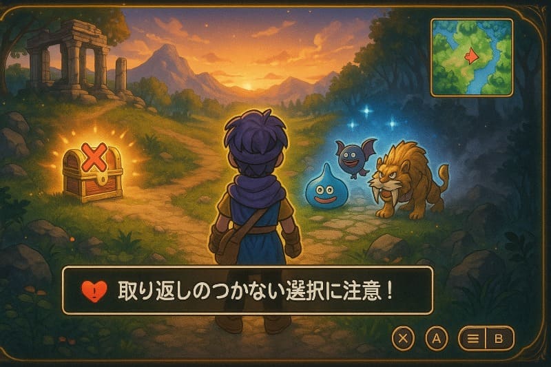 ドラクエ5で後悔しないための取り返しのつかない要素まとめ