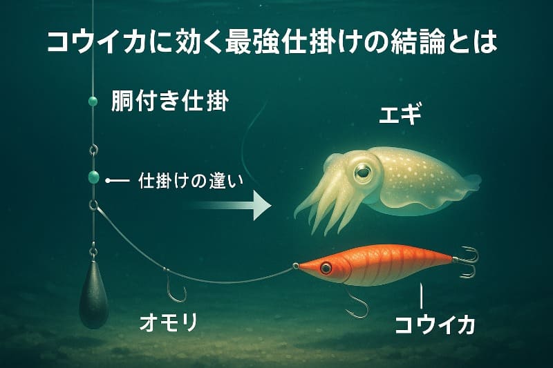 コウイカに効く最強仕掛けの結論とは