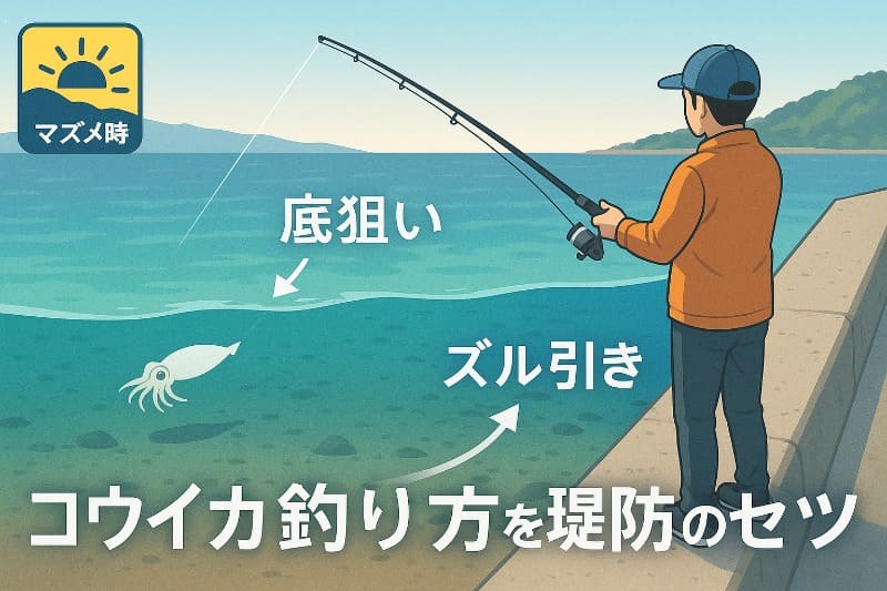 コウイカ 最強 仕掛け。コウイカの釣り方を堤防で成功させるコツ