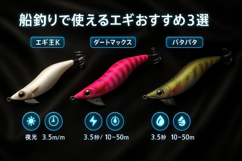 コウイカ 最強 仕掛け。船釣りで使えるエギおすすめ3選