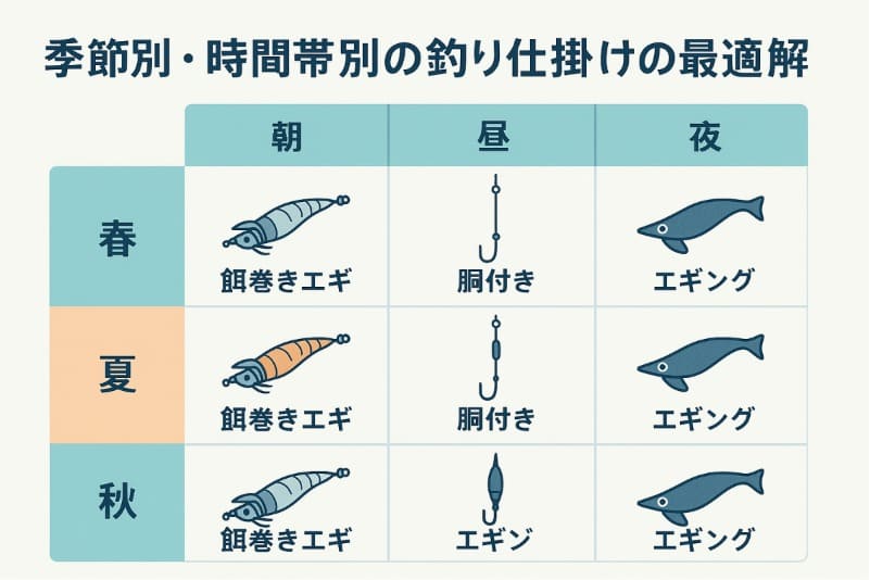 コウイカ 最強 仕掛け。季節別・時間帯別の釣り仕掛けの最適解