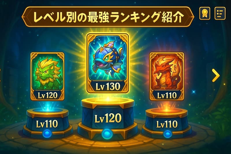 ぐるり森レベル別の最強ランキング紹介
