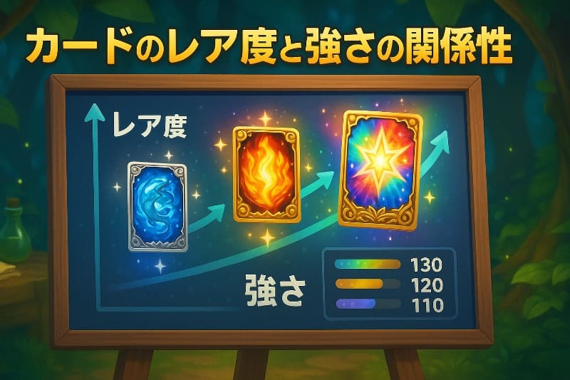 ぐるり森 カード 最強ランキングカードのレア度と強さの関係性