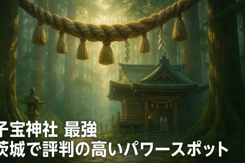 子宝神社 最強 茨城で評判の高いパワースポット