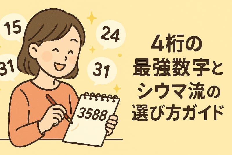 4桁の最強数字とシウマ流の選び方ガイド