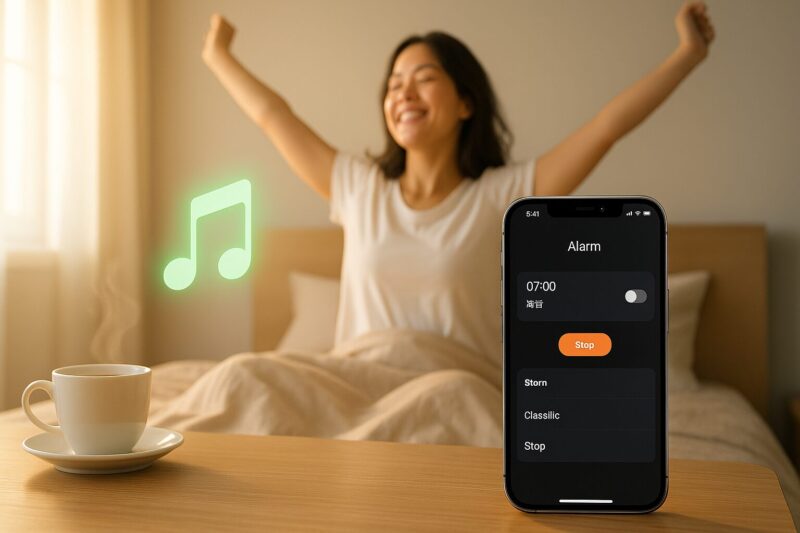 目覚めの良いアラーム音を選ぶコツ