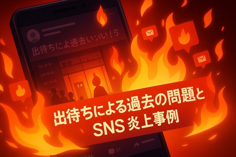 出待ちによる過去の問題とSNS炎上事例
