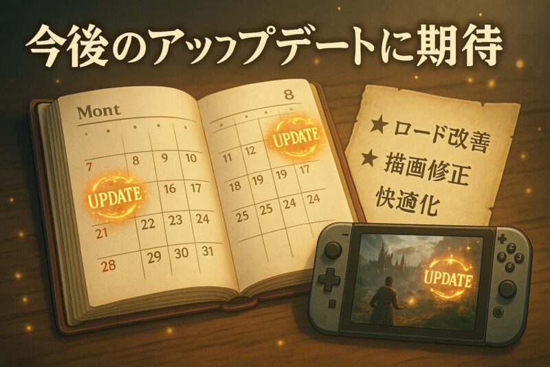 アップデート今後の予定と期待される改善点