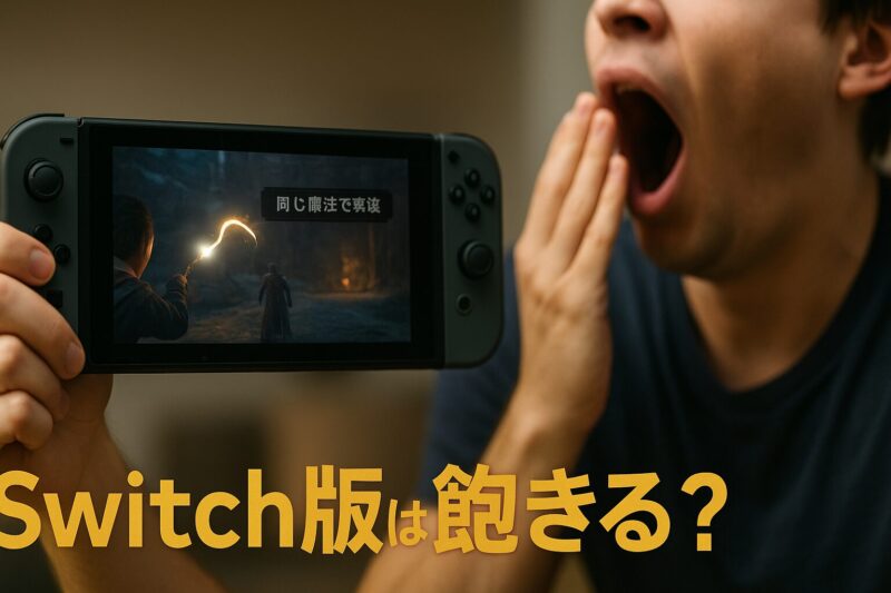 Switch版は「飽きる」と言われやすいのか?