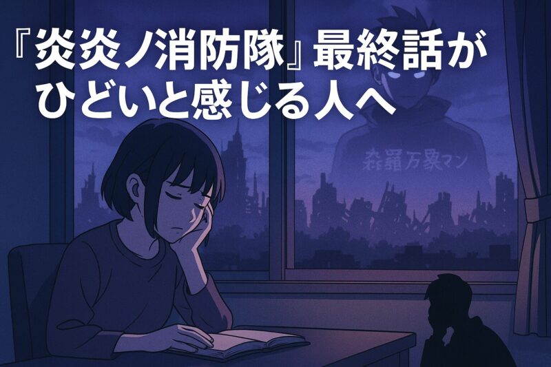 炎炎ノ消防隊 最終話がひどいと感じる人へ